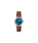 Montre Femme SWATCH Windy Dune Cuir Marron - GE709