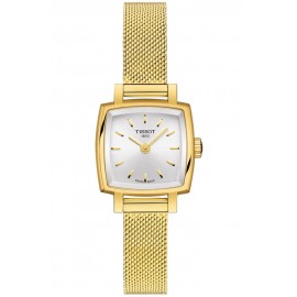 Montre Femme Tissot Lovely Square Acier PVD Or - T0581093303100