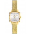 Montre Femme Tissot Lovely Square Acier PVD Or - T0581093303100