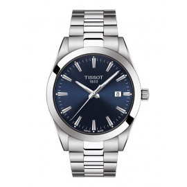 Montre Homme TISSOT Gentleman Bleu Soleillé Acier Gris - T1274101104100