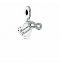 Charm Femme Pandora Coeur Amis Pour La Vie 791948CZ