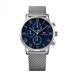 Montre Tommy Hilfiger Kane Homme - Boitier acier argenté - Bracelet acier argenté