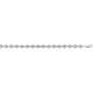 Bracelet maille "Grain de Café" en argent