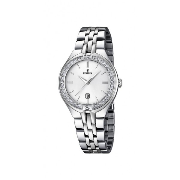 Festina - Montre Mademoiselle gris acier - Ref F16867/1 Festina - Montre Mademoiselle gris acier - Ref F16867/1