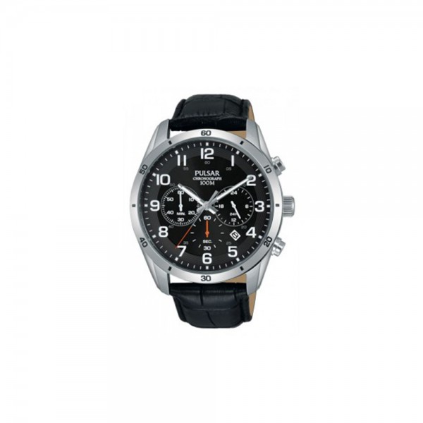 Montre Homme Pulsar Chronographe Multifonctions Noir - PT3833X1 Montre Homme Pulsar Chronographe Multifonctions Noir - PT3833X1