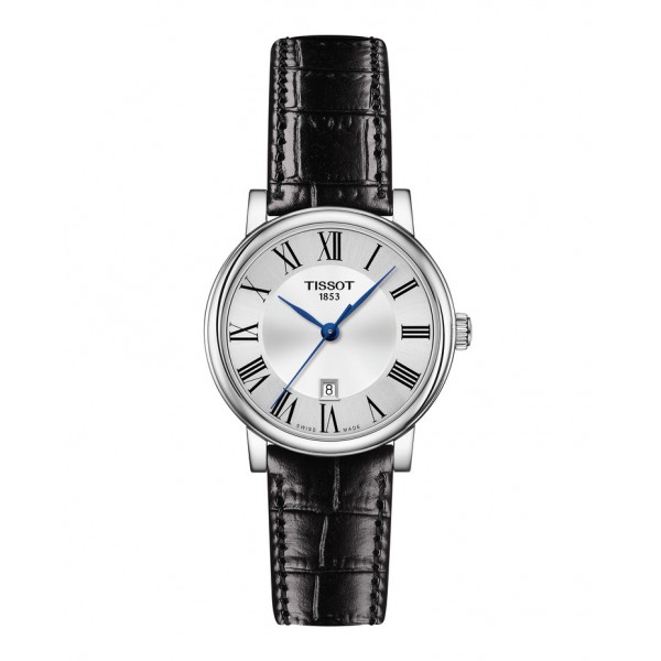 Montre Femme T1222101603300 Tissot Carson Premium Lady - Cadran Ronde, Argent Montre Femme T1222101603300 Tissot Carson Premium Lady - Cadran Ronde, Argent
