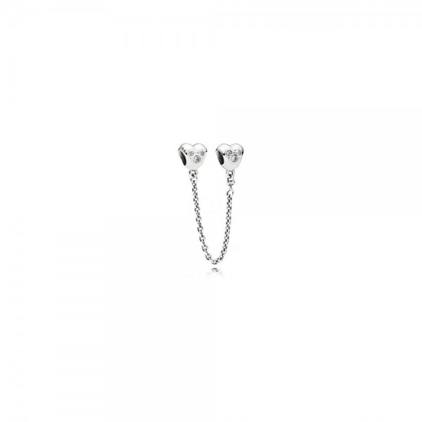 PANDORA Charm Chaîne de Confort Disney Mickey Coeurs - 791704CZ-05 PANDORA Charm Chaîne de Confort Disney Mickey Coeurs - 791704CZ-05