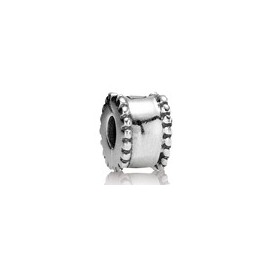 PANDORA Charm Clip Rond Perlé - 790267