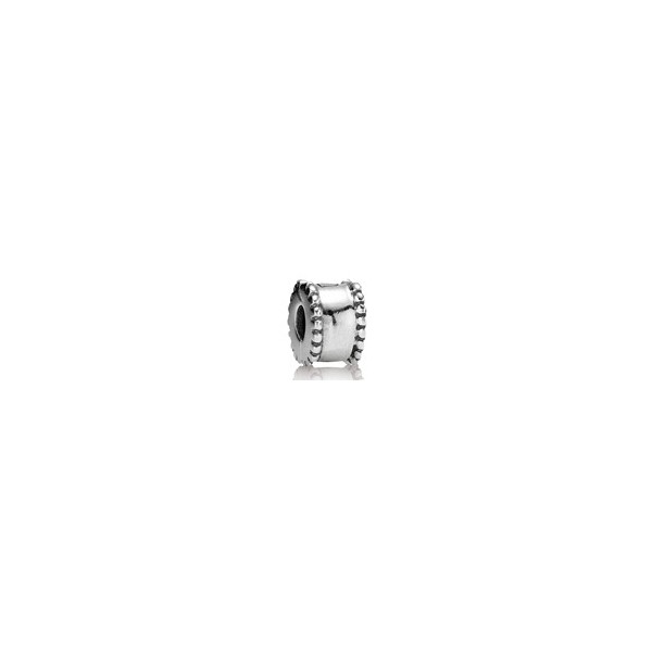 PANDORA Charm Clip Rond Perlé - 790267 PANDORA Charm Clip Rond Perlé - 790267