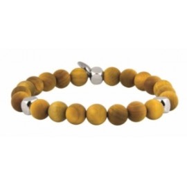 Bracelet OFFICINA 1986 Perle Bois Beige - OI063