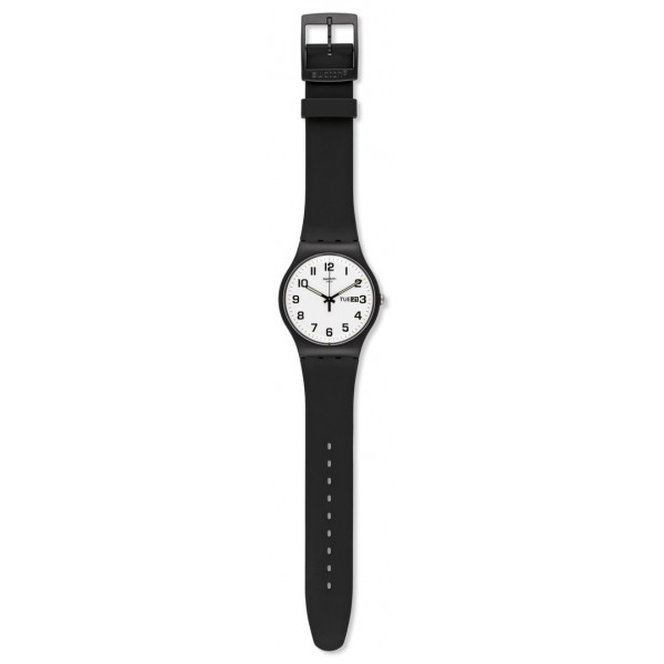 Montre Unisexe SWATCH Twice Again Noir - SUOB705