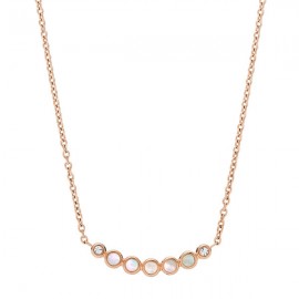 Collier Femme Fossil JF03092791 - Collection MOP VINTAGE GLITZ style Tendance avec acier et nacre