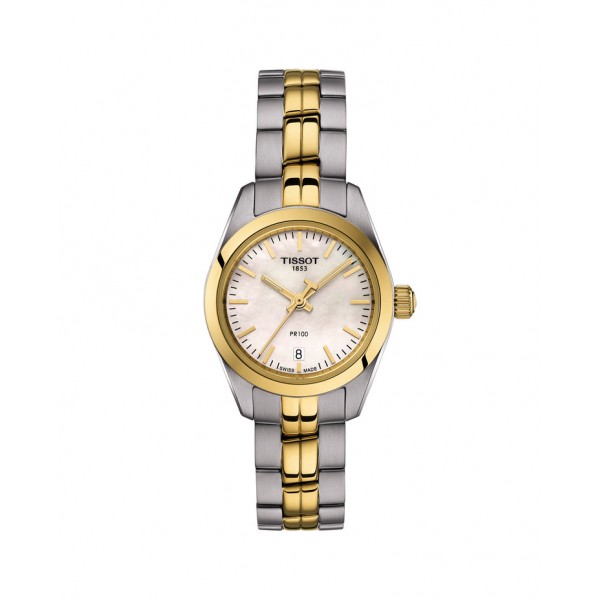 Montre Femme Tissot PR 100 en Acier Argenté Ref T1010102211100 Montre Femme Tissot PR 100 en Acier Argenté Ref T1010102211100