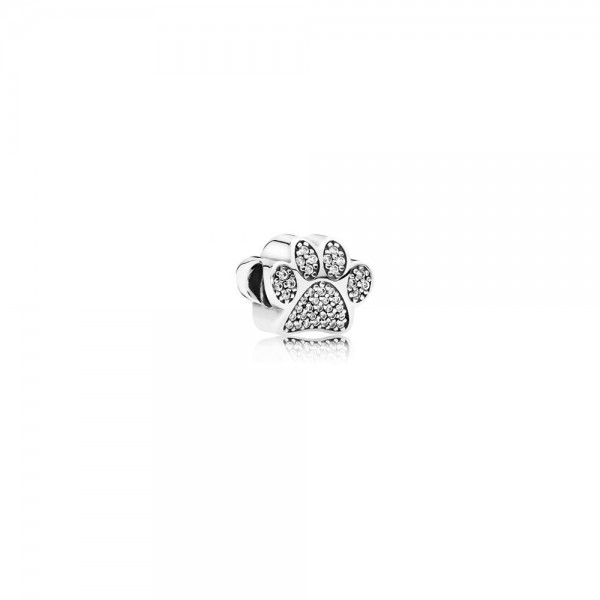 PANDORA Charm Empreinte de Patte Scintillante - 791714CZ