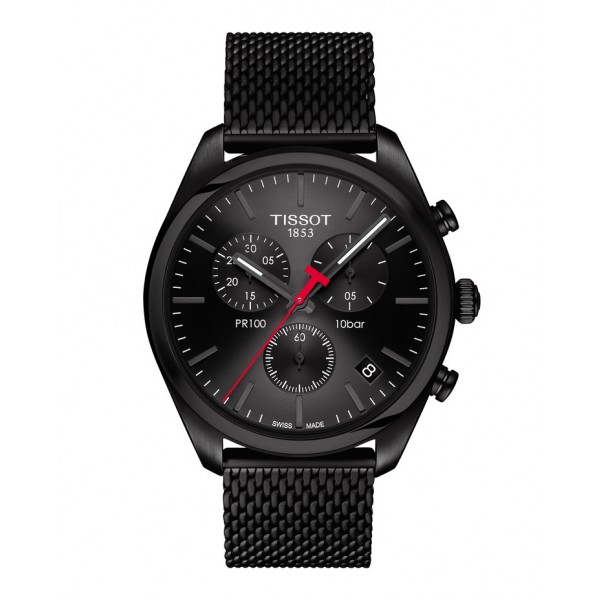 Montre Homme TISSOT PR 100 Chronographe Noire - T1014173305100