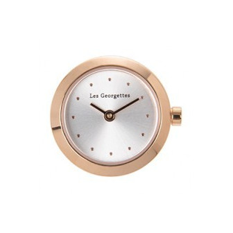 Montre Femme Les Georgettes - Boîtier absolue gris acier doré rose - Ref 703405337I0000