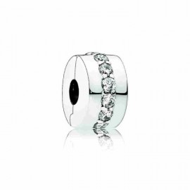 PANDORA Charm Clip Rangée Scintillante Incolore - 791972CZ