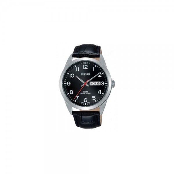 Montre Homme PULSAR Tradition en cuir noir PJ6067X1