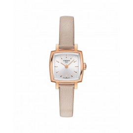 Montre Femme TISSOT T-Lovely Square rose - T0581093603100