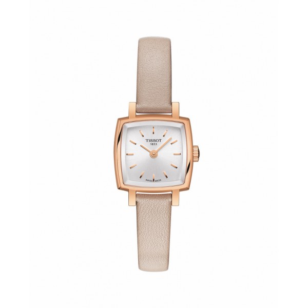 Montre Femme TISSOT T-Lovely Square rose - T0581093603100