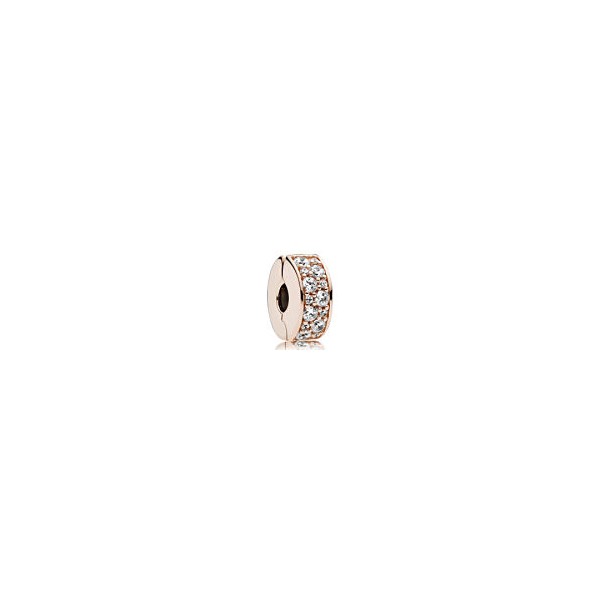 PANDORA Charm Clip Pavé Transparent - 781817CZ