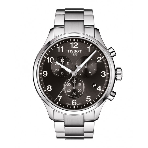Montre Homme Tissot Chrono XL Classic - Cadran Rond, Noir - T1166171105701 Montre Homme Tissot Chrono XL Classic - Cadran Rond, Noir - T1166171105701