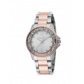 Montre Femme LIU JO Dancing Rose Gold Or Cristaux - TLJ1118