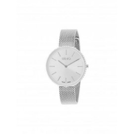 Montre Femme LIU JO Glamour Bloge Maxi Silver Argent Milanais - TLJ1411