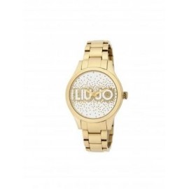 Montre Femme LIU JO Rainfall Strass Or Acier- TLJ1617