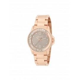 Montre Femme LIU JO Dancing Rose Gold Or Cristaux - TLJ1118