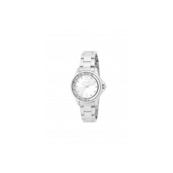 Montre Femme LIU JO Mini Dancing White Blanc Cristaux - TLJ1623