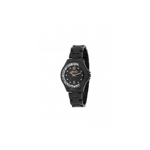 Montre Femme LIU JO Mini Dancing Noir Acier PVD Cristaux - TLJ1629 Montre Femme LIU JO Mini Dancing Noir Acier PVD Cristaux - TLJ1629
