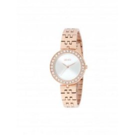 Montre Femme LIU JO Cristal Chic Or Gold Rose Quartz - TLJ1706