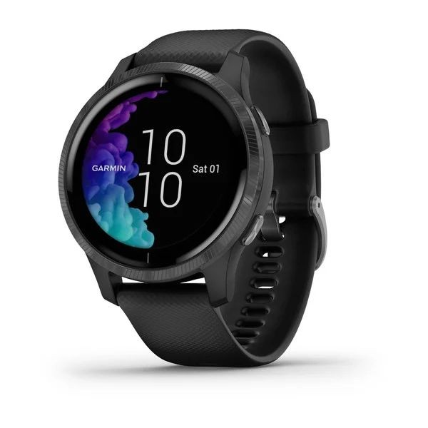 Montre Unisexe Connectée GARMIN Venu Gris/Noir - 010-02173-12 Montre Unisexe Connectée GARMIN Venu Gris/Noir - 010-02173-12