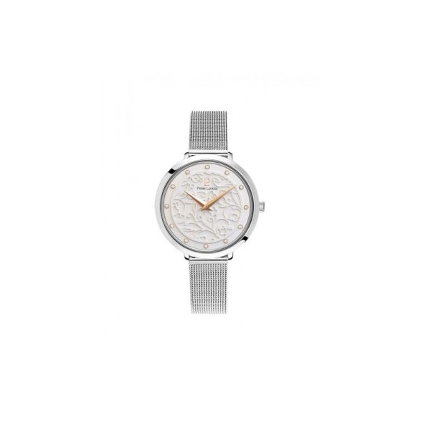 Montre Femme PIERRE LANNIER Eolia Blanc Motif Milanais - 040J608