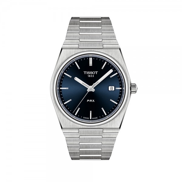 Montre Homme TISSOT T-Classic 205 PRX Quartz Bleu Acier Gris - T1374101104100 Montre Homme TISSOT T-Classic 205 PRX Quartz Bleu Acier Gris - T1374101104100