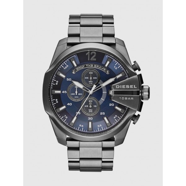 Montre Homme DIESEL Mega Chief Placage Gris plomb - DZ4329 Montre Homme DIESEL Mega Chief Placage Gris plomb - DZ4329