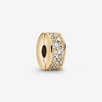 Charm Femme Pandora Clip Pavé Transparent 768658C01