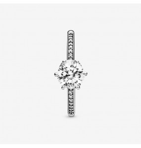 PANDORA Bague Couronne Etincelante Incolore - 198289CZ-54