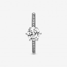 PANDORA Bague Couronne Etincelante Incolore - 198289CZ-54