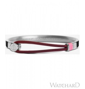 Bracelet Unisexe TOM HOPE HYBRID 3 CARMINE Argent M - HO.TM461