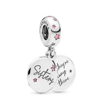 Pendentif Femme Pandora Charm S oeurs Pour Toujours 798012FPC