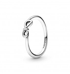 Infinity sterling silver ring