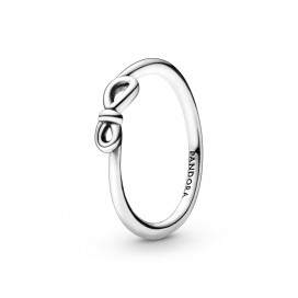 Infinity sterling silver ring