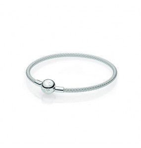 Silver mesh bracelet