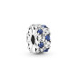 PANDORA Charm Clip Scintillant Incolore et Bleu - 799171C01