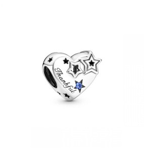 PANDORA Charm Gratitude Coeur et Étoiles - 799527C01