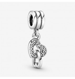 PANDORA Charm Coeurs Entrelacés - 791242CZ