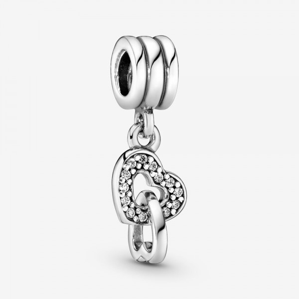 PANDORA Charm Coeurs Entrelacés - 791242CZ