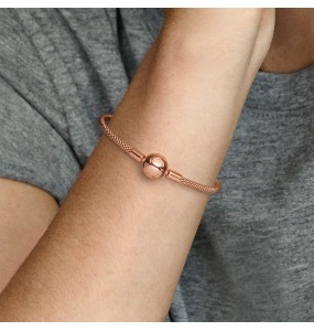 PANDORA Bracelet en Maille Tissée Moments - 586543-17